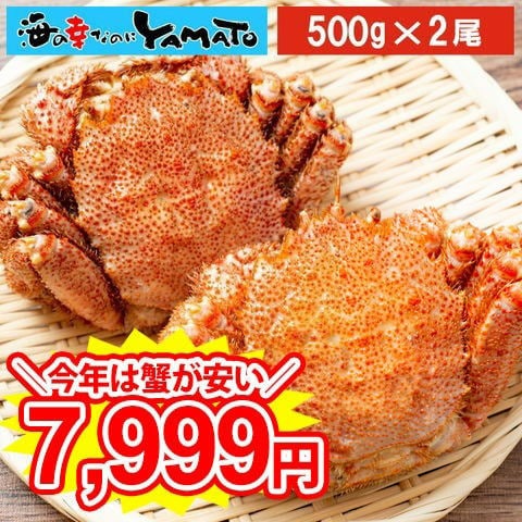 北海道産 毛蟹 500gサイズ×2