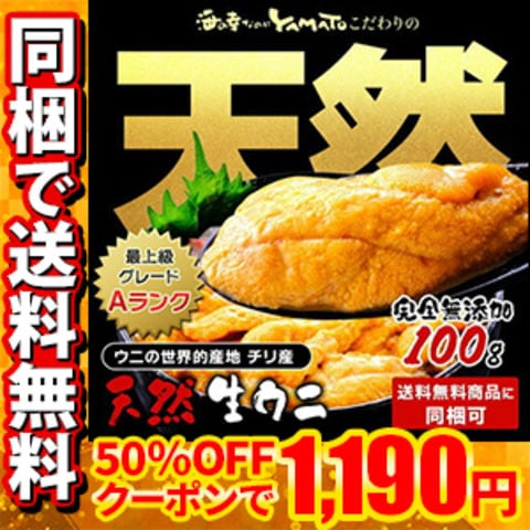 天然生ウニ 100g