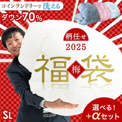 ★2025暖か 福袋 梅★柄任せ 選べるセット コインランドリーで 洗える 羽毛布団 シングル ロング 日本製 ダウン70％ 暖か立体キルト 掛け布団 掛布団 羽毛 布団 洗濯 19110114〔ピンク系【柄任せ】[A羽毛布団のみ]〕