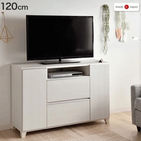 dショッピング |日本製 完成品 テレビ台 ハイタイプ 幅120 国産 テレビ