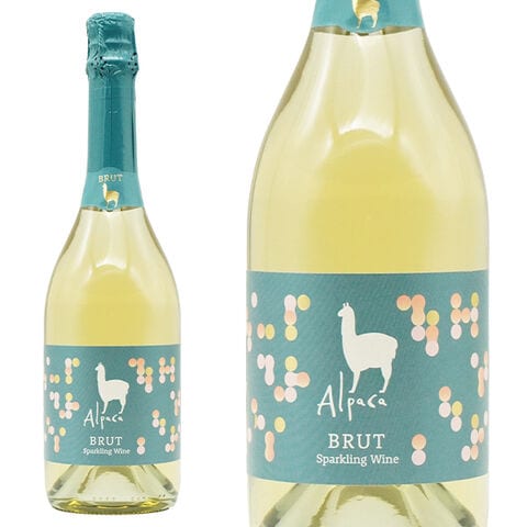 サンタ・ヘレナ アルパカ スパークリング・ブリュット 750ml （チリ スパークリングワイン 白）