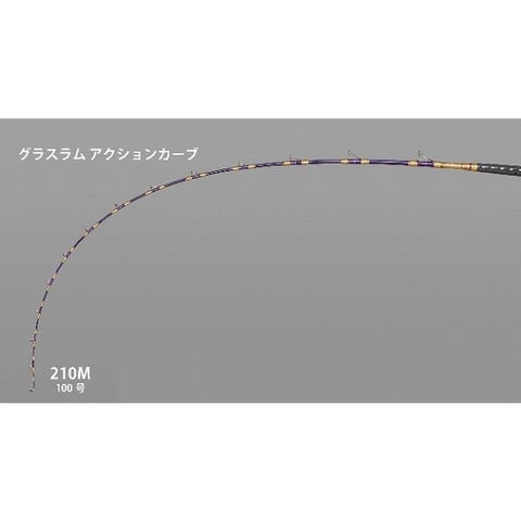 dショッピング |アルファタックル グラスラム ２１０Ｍ （１ピース バットジョイント） | カテゴリ：船竿（中物用）の販売できる商品 |  釣具のキャスティング (0394516508516234)|ドコモの通販サイト