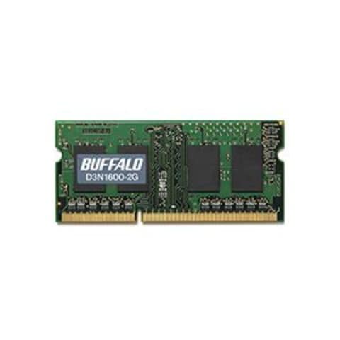 バッファロー 法人向け PC3-12800 DDR3 1600MHz 240Pin SDRAM S.O.DIMM 2GB MV-D3N1600-2G  1枚 AV デジモノ パソコン 周辺機器 【同梱不可】【代引不可】[▲][TP]