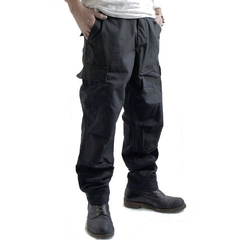 アメリカ軍 BDU カーゴパンツ ／迷彩服パンツ Mサイズ リップストップ