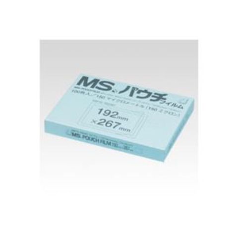 明光商会 MSパウチフィルム MP15-192267 100枚 生活用品 インテリア 雑貨 文具 オフィス用品 【同梱不可】【代引不可】[▲][TP]