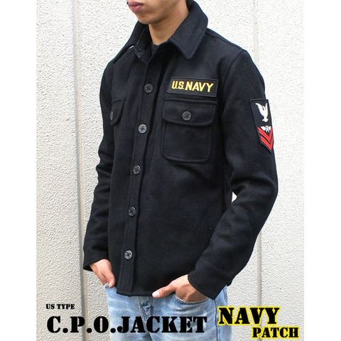 米軍 C.P.O.ジャケット “NAVYパッチ