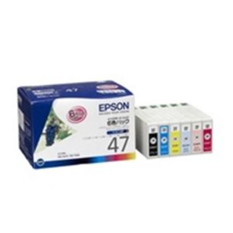 EPSON エプソン インクカートリッジ 純正 IC6CL47 6色パック(ブラック