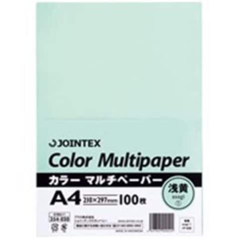 ジョインテックス カラーペーパー コピー用紙 マルチタイプ 100枚×24冊