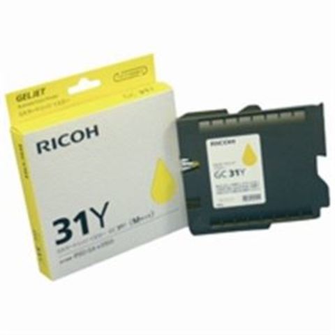 RICOH（リコー） ジェルジェットカートリッジ GC31Yイエロー AV デジモノ パソコン 周辺機器 インク インクカートリッジ トナー  リコー(RICOH)用 【同梱不可】【代引不可】[▲][TP]