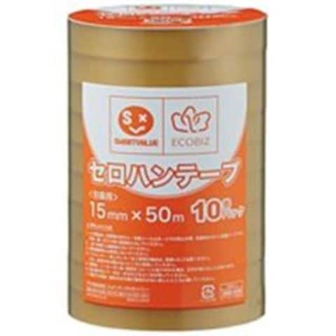 ジョインテックス セロハンテープ15mm×50m200巻 B641J-200 生活用品 インテリア 雑貨 文具 オフィス用品 テープ 接着用具  【同梱不可】【代引不可】[▲][TP]