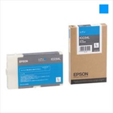 EPSON エプソン インクカートリッジL 純正 ICC54L シアン(青) AV デジモノ パソコン 周辺機器 インク インクカートリッジ トナー  エプソン(EPSON)用【同梱不可】【代引不可】[▲][TP]