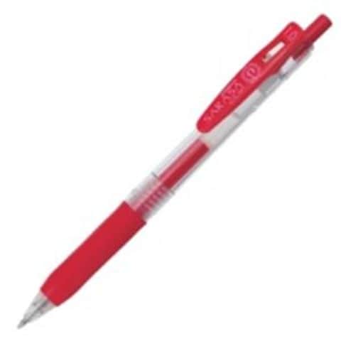 人気の商品 （まとめ） ゼブラ サラサクリップ ボールペン 1.0mm 赤