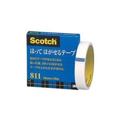 業務用10セットスリーエム 3M メンディングテープ 811-3-18 18mm×30m 生活用品 インテリア 雑貨 文具 オフィス用品 テープ  接着用具 【同梱不可】【代引不可】[▲][TP]