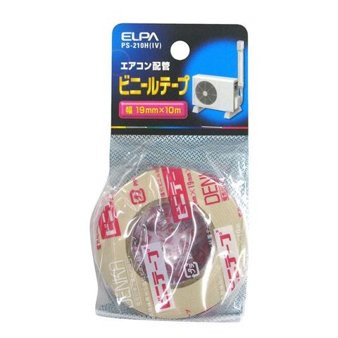 業務用セット　ELPA ビニールテープ 19mm*10m アイボリー PS-210H（IV） ×20セット 生活用品 インテリア 雑貨 日用雑貨  【同梱不可】【代引不可】[▲][TP]