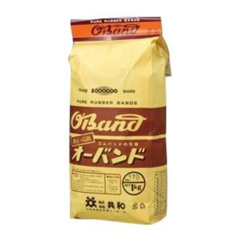 業務用セット 共和 オーバンド 輪ゴム 袋入1kg（正味重量） O-170-1000