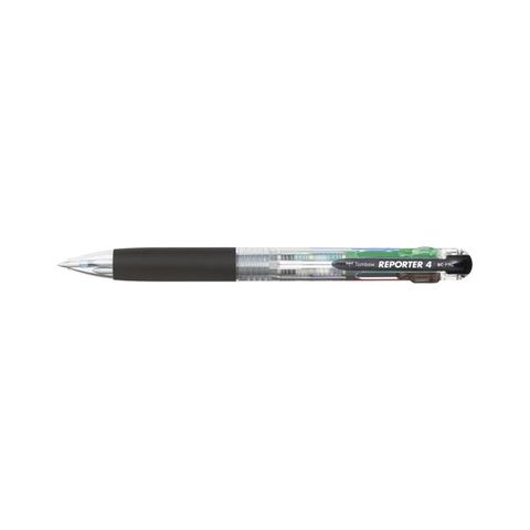 業務用セット トンボ鉛筆 リポーター リポーター4 4色ボールペン（黒