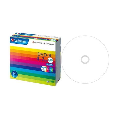 まとめ買い バーベイタム データ用DVD-R 4.7GB ワイドプリンターブル