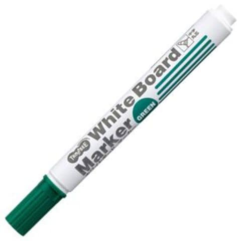 まとめ）TANOSEE ホワイトボードマーカー中字 丸芯 緑 1セット（12本