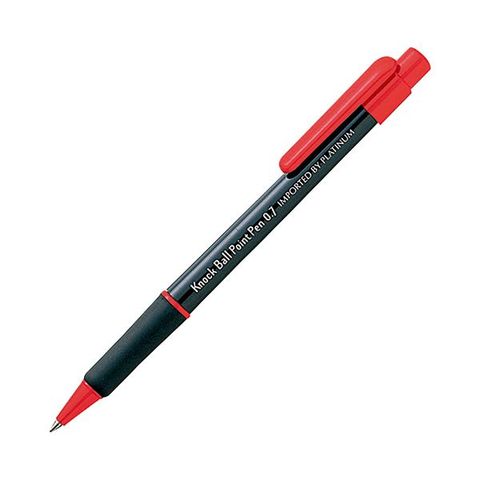 まとめ買い TANOSEE ノック式油性ボールペン 0.7mm 赤業務用パック 1箱