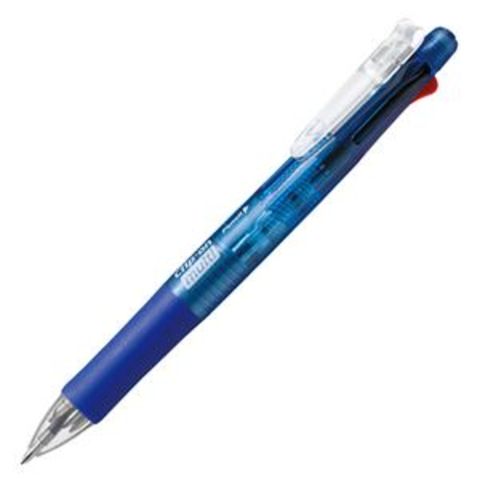 まとめ買い ゼブラ 多機能ペン クリップ-オン マルチ （軸色 青