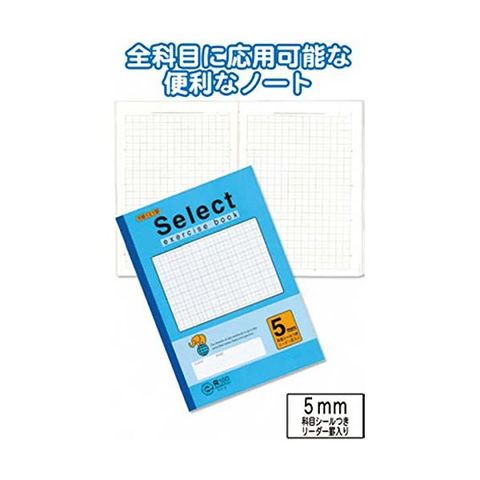 学習帳EH-5B方眼罫5ミリ・ブルー 10個セット 31-387 生活用品