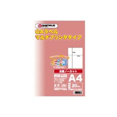 業務用100セット ジョインテックス OAマルチラベル 全面 20枚 A234J AV デジモノ プリンター OA プリンタ用紙  【同梱不可】【代引不可】[▲][TP]