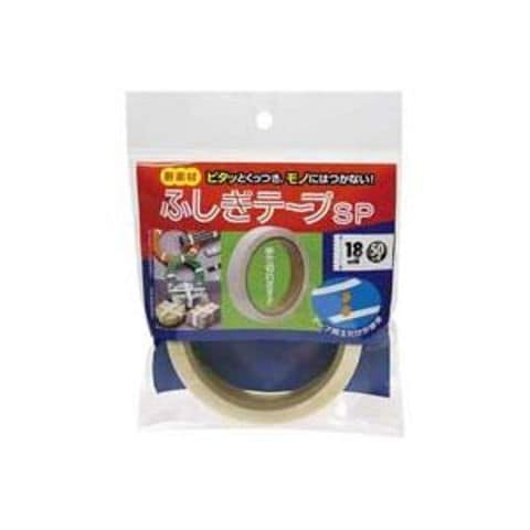 業務用100セット 仁礼工業 ふしぎテープエスピー白 18×50m SPK18W-50 生活用品 インテリア 雑貨 文具 オフィス用品 テープ  接着用具 【同梱不可】【代引不可】[▲][TP]