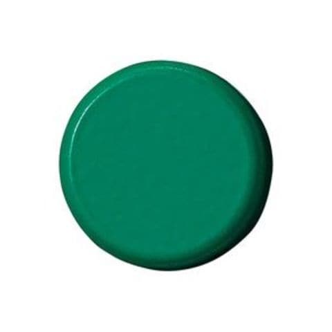 業務用100セット) ジョインテックス 強力カラーマグネット 塗装18mm 緑