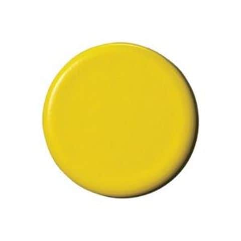 業務用50セット) ジョインテックス 強力カラーマグネット 塗装25mm 黄 