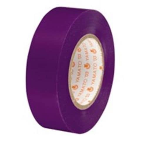 業務用50セット) ヤマト ビニールテープ/粘着テープ 〔19mm×10m/紫
