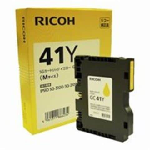 業務用5セット RICOH（リコー） ジェルジェットカートリッジ GC41Yイエロー AV デジモノ パソコン 周辺機器 インク インクカートリッジ  トナー リコー【同梱不可】【代引不可】[▲][TP]