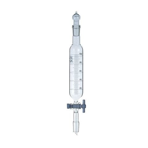 柴田科学 SPC分液ロート 円筒形 PTFEコック付 目盛付 100mL 030270-19100 ホビー 科学 研究 実験  【同梱不可】【代引不可】[▲][TP]