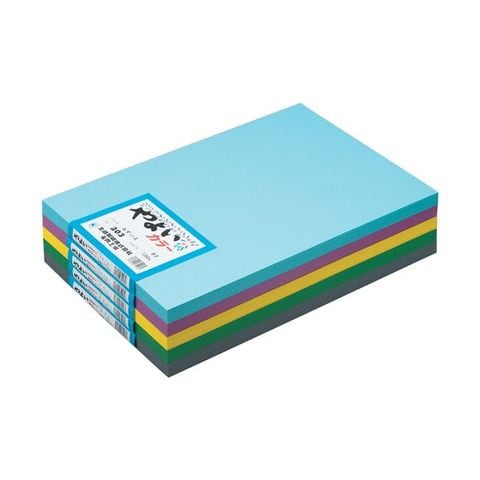 まとめ買い TANOSEE 色画用紙 八つ切 ゆき 1パック（10枚） ×50セット
