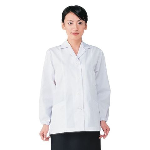 dショッピング |workfriend 調理用白衣女子衿付長袖 SKA335 Sサイズ ...