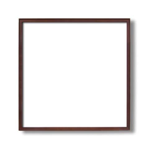 角額 高級木製正方形額・壁掛けひも・アクリル付き □9787 600角（600
