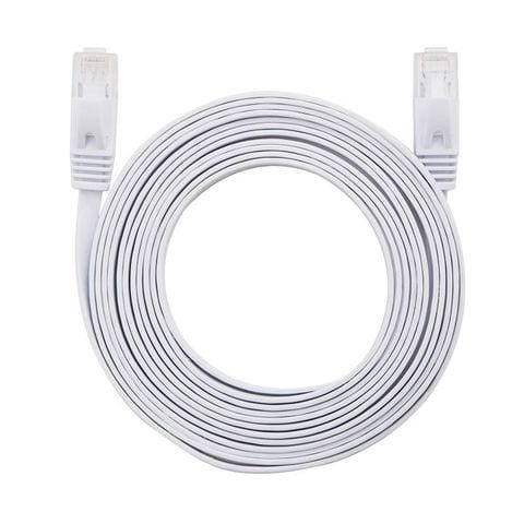 まとめ買い LANケーブル フラット CAT6 3m 白 AS-CAPC013 ×10セット AV デジモノ パソコン 周辺機器 ケーブル  ケーブルカバー LANケーブル 【同梱不可】【代引不可】[▲][TP]