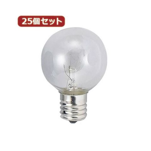業務用セット ELPA LED装飾電球 ミニボール球形 E17 G50 クリア電球色