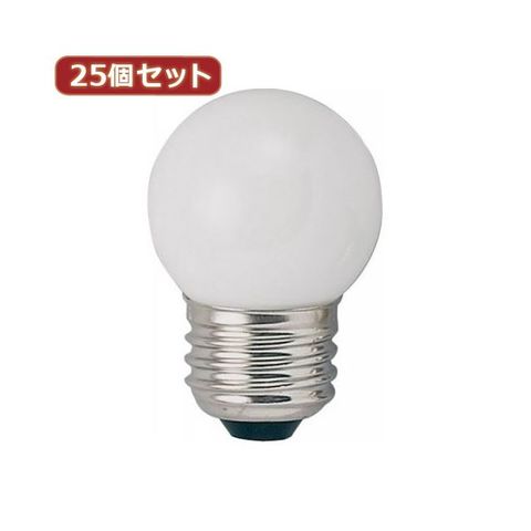 YAZAWA 25個セット ベビーボール球10WホワイトE26 G402610WX25 家電 生活家電 照明 【同梱不可】【代引不可】[▲][TP]