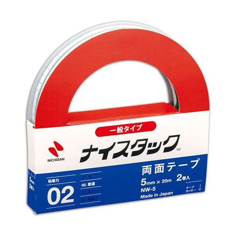 まとめ買い ニチバン ナイスタック 再生紙両面テープ大巻 5mm×20m NW-5