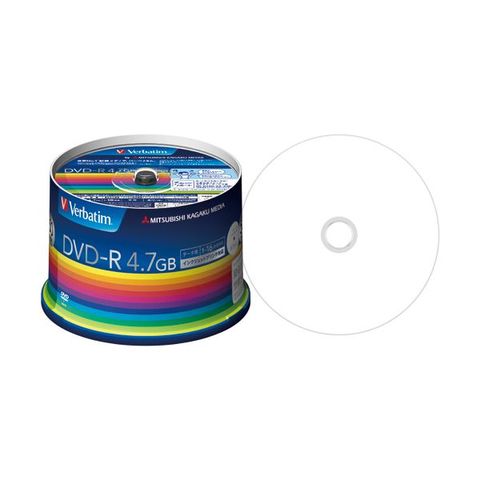 まとめ買いバーベイタム データ用DVD-R4.7GB 1-16倍速 スピンドル