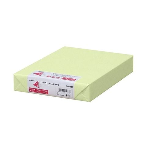 まとめ買い長門屋商店 Color Paper A4中厚口 若草 ナ-3256 1冊(500枚