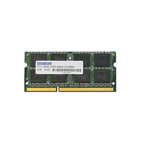 アドテック DDR3 1333MHzPC3-10600 204Pin SO-DIMM 4GB ADS10600N-4G 1枚 AV デジモノ パソコン  周辺機器 【同梱不可】【代引不可】[▲][TP]
