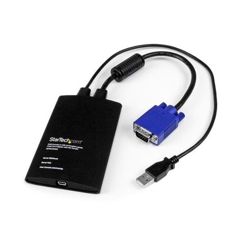 StarTechKVM-USB2.0クラッシュカードアダプタ ファイル転送機能付き