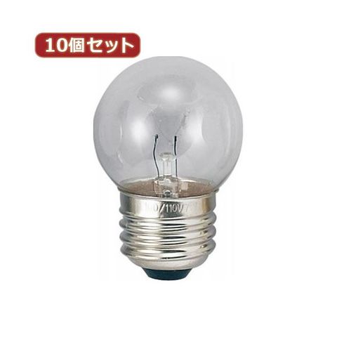 まとめ買いYAZAWA 10個セット ベビーボール球10WクリアE26 G402610CX10 ×2セット 家電 電球 一般電球  【同梱不可】【代引不可】[▲][TP]