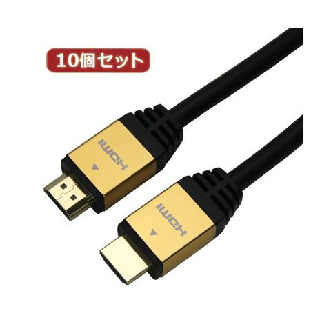 ホーリック HDMI延長ケーブル 1m ゴールド HDM10-948FM
