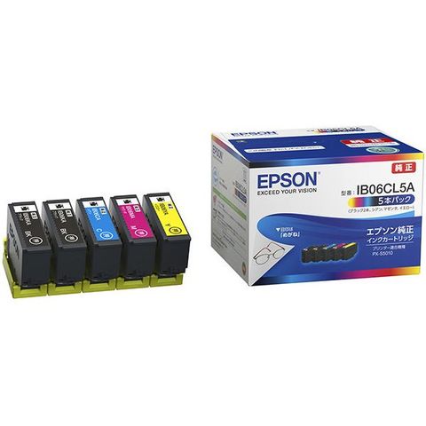 純正品 EPSON IB06CL5A インクパック （K*2・CMY*1） AV デジモノ