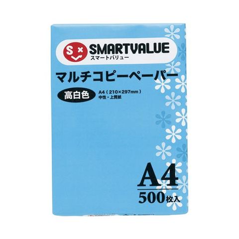 まとめ買い スマートバリュー コピーペーパー高白色 A4 500枚 A032J