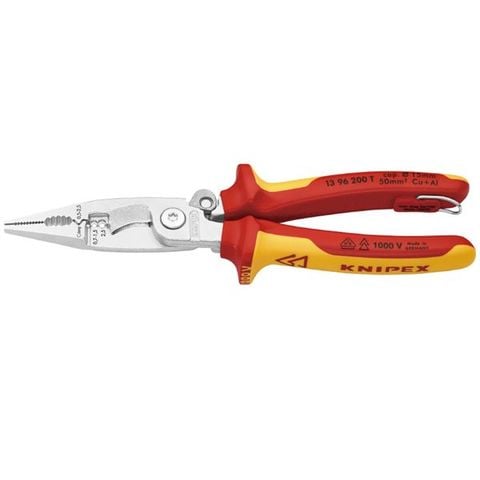 KNIPEX（クニペックス） 1396-200TBK 絶縁エレクトロプライヤー 落下