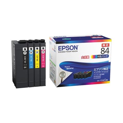 エプソン IJカートリッジIC4CL84 4色 AV デジモノ パソコン 周辺機器 インク インクカートリッジ トナー エプソン(EPSON)用  【同梱不可】【代引不可】[▲][TP]