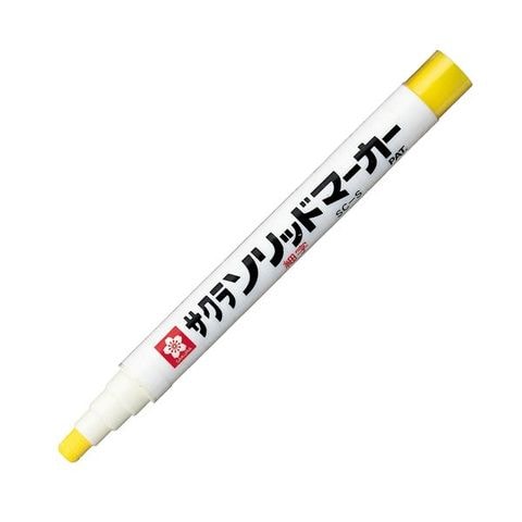 まとめ買いサクラクレパス ソリッドマーカー細字 SC-S#3 黄色 ×100セット 生活用品 インテリア 雑貨 文具 オフィス用品 ペン 万年筆  【同梱不可】【代引不可】[▲][TP]